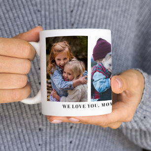 Wir lieben dich Mami Personalisierter individuelle Kaffeetasse