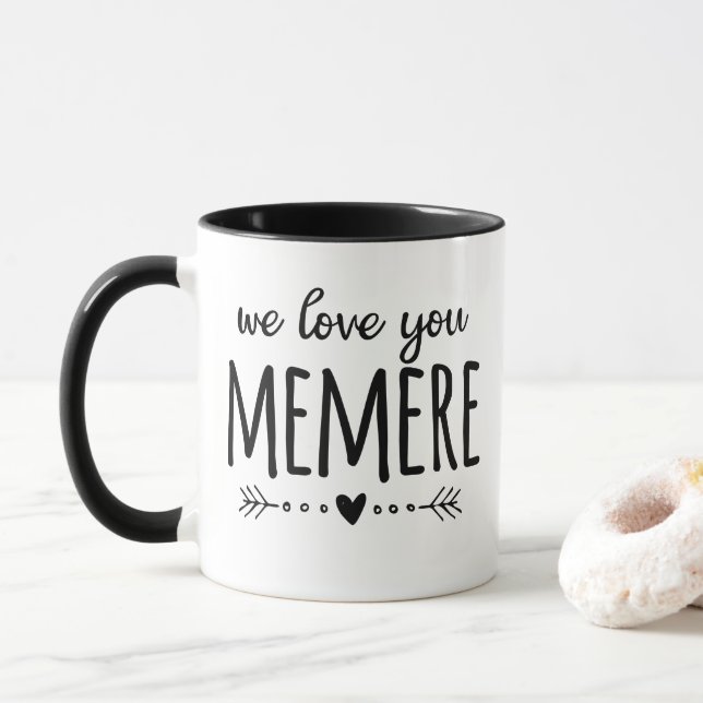 Wir lieben dich Memere Tasse (Mit Donut)