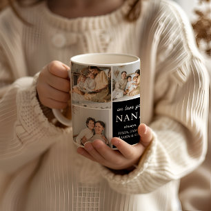 Wir lieben dich Nana Elegant Modern 9 Foto Kaffeetasse