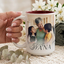 Wir lieben dich Nana Herz-Fotocollage-Andenken-Ges