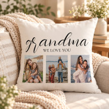 Wir lieben dich, Oma Foto Collage