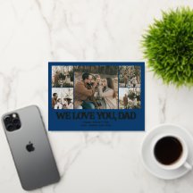 Wir lieben dich Papa 7 Foto-Collage Vatertag