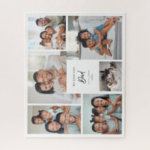 Wir lieben dich, Papa - Individueller 6er-Familien Puzzle