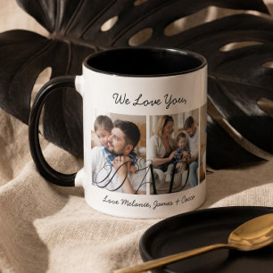 Wir lieben dich, Papa - personalisierter Vatertag- Tasse