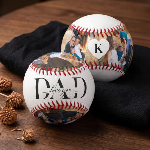 Wir lieben dich Papa Vatertag Foto Collage Andenke Baseball