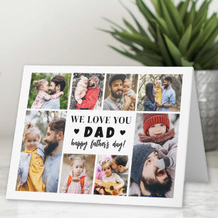 Wir lieben dich Papa Vatertag Karte