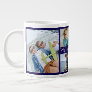 Wir lieben dich Pawpaw Großvater 6 Foto Jumbo-Tasse