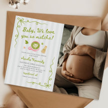 Wir lieben dich so sehr Matcha-Grüntee-Baby-Shower