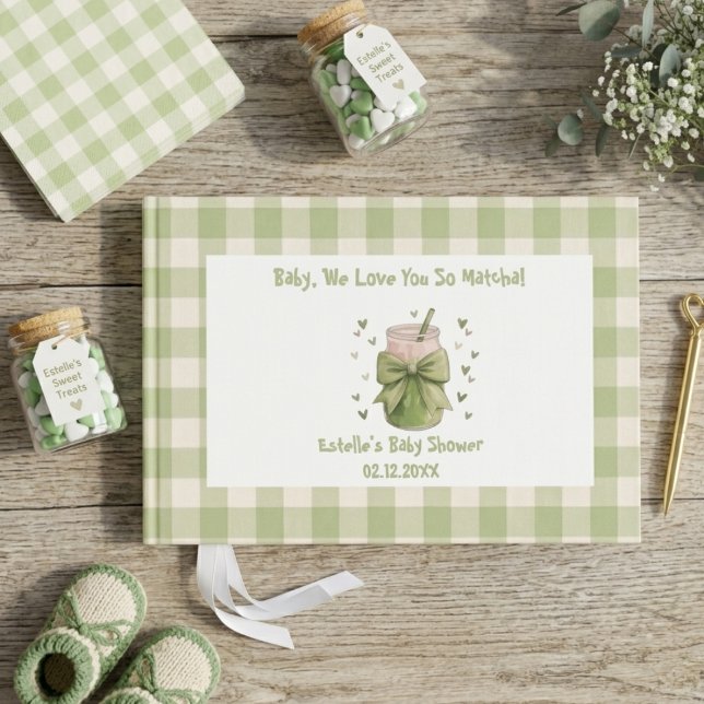Wir lieben euch so sehr Matcha Salbei Matcha Bogen Gästebuch (Von Creator hochgeladen)