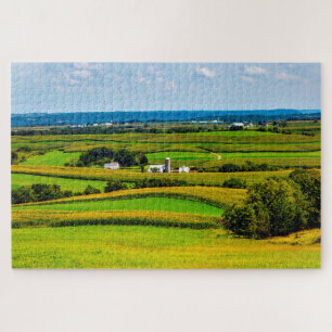 Wir lieben Farmen in Iowa. Puzzle