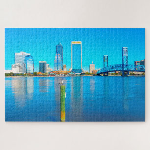 Wir lieben Jacksonville in Florida Puzzle