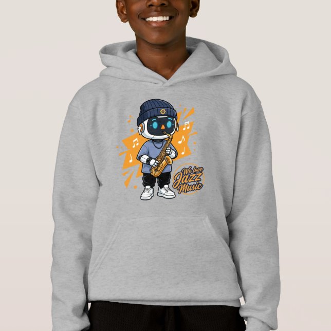 Wir lieben Jazz Hoodie (Vorderseite)