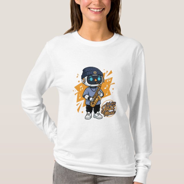 Wir lieben Jazz T-Shirt (Vorderseite)