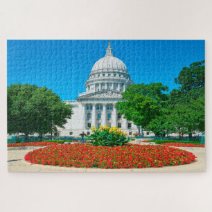 Wir lieben Madison Wisconsin. Puzzle