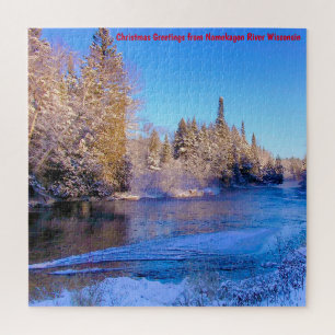 Wir lieben Namekagon River Wisconsin. Puzzle