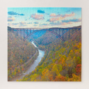 Wir lieben New River Gorge West Virginia. Puzzle