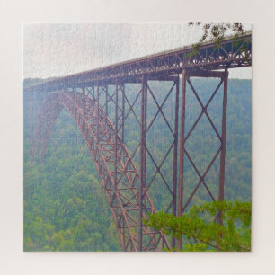 Wir lieben New Rivers Gorge West Virginia. Puzzle