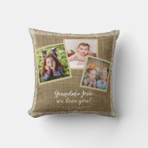 Wir lieben Oma Fotocollage individuell bedruckt