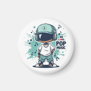 Wir lieben Popmusik Magnet