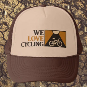 Wir lieben Radfahren Truckerkappe