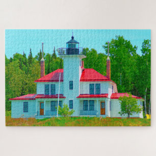 Wir lieben Raspberry Island Wisconsin. Puzzle