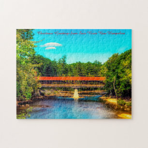 Wir lieben Saco River New Hampshire Puzzle