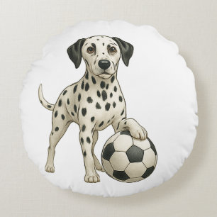 wir lieben Sport Rundes Kissen