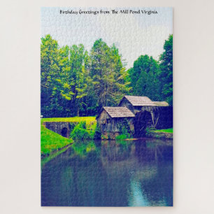 Wir lieben The Mill Pond Virginia. Puzzle