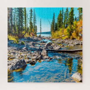 Wir lieben Tranquility Lake Wyoming. Puzzle