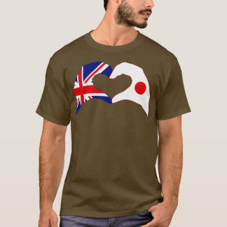 Wir lieben UK Japan Multinational Patriot Flag Ser T-Shirt