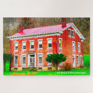 Wir lieben Wheeling West Virginia. Puzzle
