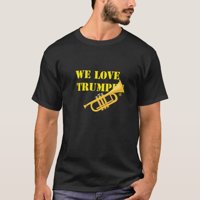 Wir Liebetrompete T-Shirt (Vorderseite)