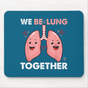 Wir lungen zusammen Frohen Valentinstag Kup Mousepad