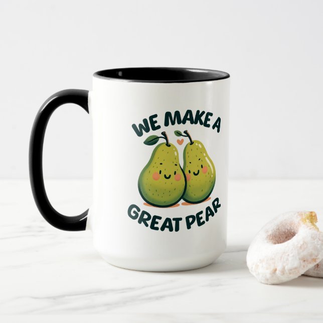 Wir machen ein Geschenk für ein maßgeschneidertes  Tasse (Mit Donut)