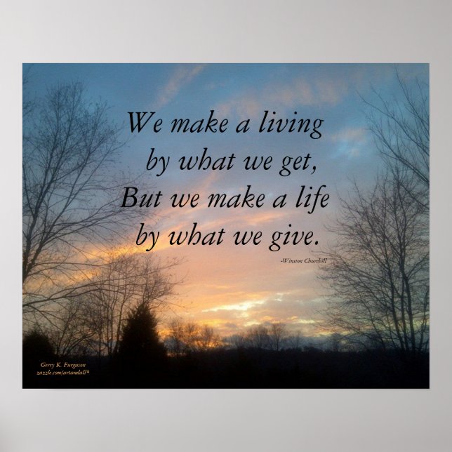 WIR MACHEN EIN LEBENDES WINSTON CHURCHILL POSTER (Vorne)