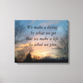 WIR MACHEN EINEN LEBENDEN CHURCHILL WRAPPED CANVAS LEINWANDDRUCK