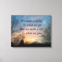 WIR MACHEN EINEN LEBENDEN CHURCHILL WRAPPED CANVAS LEINWANDDRUCK