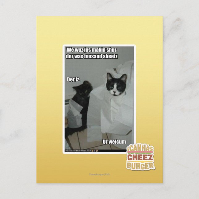 Wir machen einfach alles auf postkarte (Vorderseite)