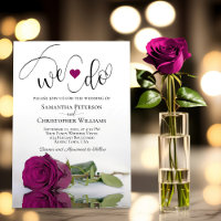 Wir machen Elegante Cassis Magenta Rose Romantisch