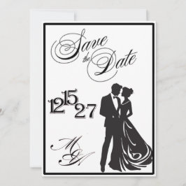 Wir machen formelle Save the Date Karten