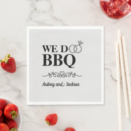 Wir machen GRILLEN Verlobung Serviette