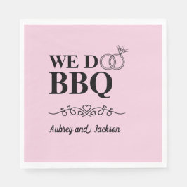 Wir machen GRILLEN Verlobung Serviette