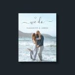 Wir machen handgeschriebenes Script Couple Foto Leinwanddruck<br><div class="desc">Wir machen handgeschriebene Script Couple Foto Canvas Print</div>