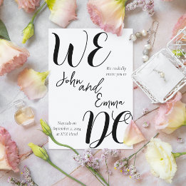 WIR MACHEN Hochzeit Einladung