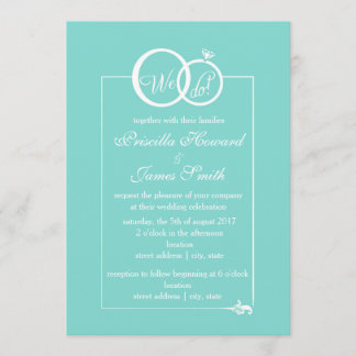 Wir machen Hochzeit Einladung