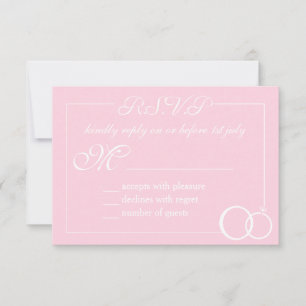 Wir machen Hochzeit RSVP Karte