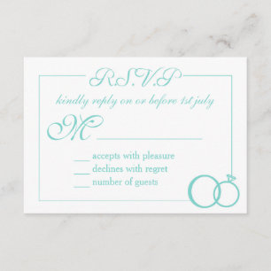 Wir machen Hochzeit RSVP Karte