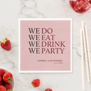 Wir machen Hochzeiten Serviette