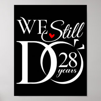 Wir machen immer noch 28 Jahre lustiges Paar 28. H Poster