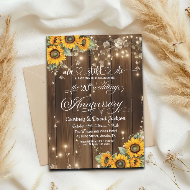 Wir machen immer noch die 20. Wedding Anniversary  Einladung (Von Creator hochgeladen)